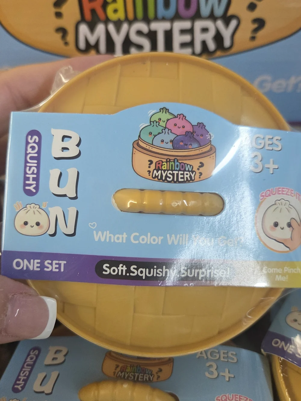 Rainbow Mystery Squishy Bun Soft Surprise  New